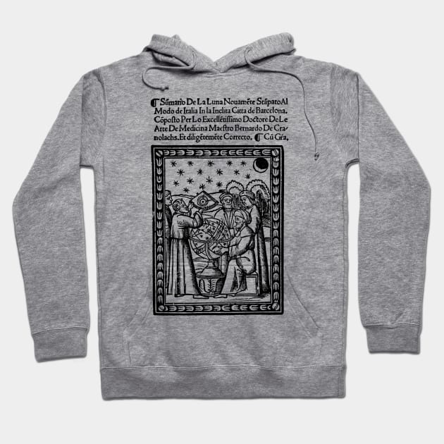 Renaissance Astronomers and Astrolabe Hoodie by Pixelchicken